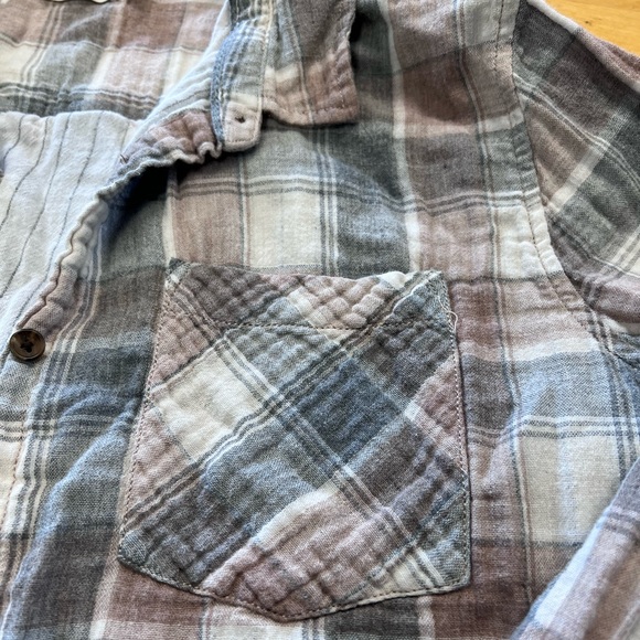 UGG Women’s Plaid Shirt - Relaxed Open Back - XL - Picture 6 of 7